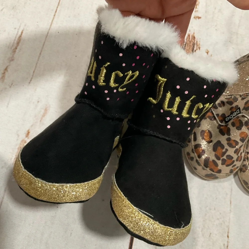 JUICY COUTURE‎ AND BEBE BOOTIES